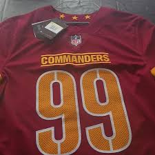 Men's Robinson Jr. Washington Commanders 90th Anniversary Patch Vapor Limited Burgundy Jersey - All Stitched photo review