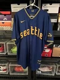 Men Seattle Mariners 2023 City Connect Fan Made Edition Custom Flex Navy Jersey - All Stitched photo review
