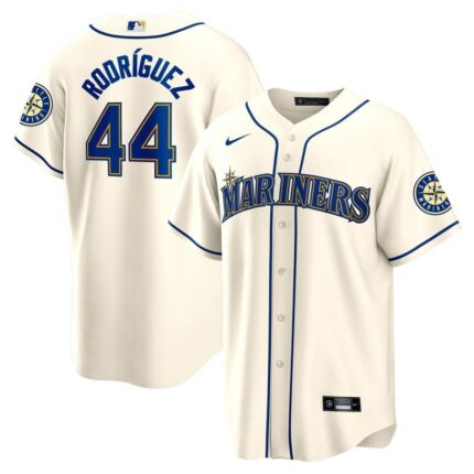 Seattle Mariners Julio Rodriguez Nike Cream Alternate MLB Player Jersey
